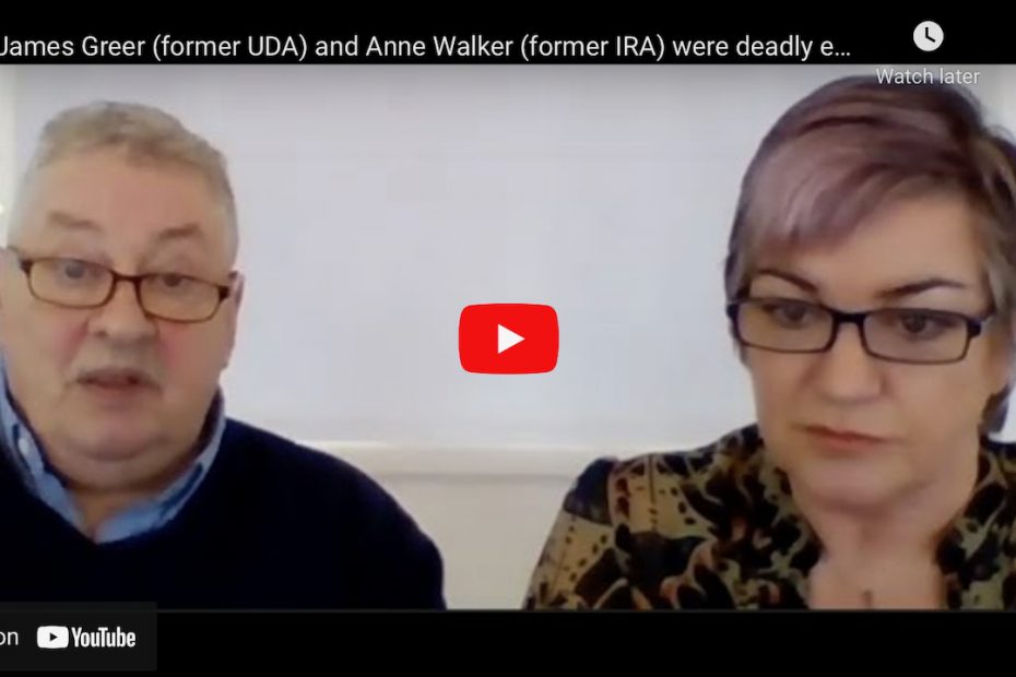 Screenshot from Zoom call with James Greer and Anne Walker